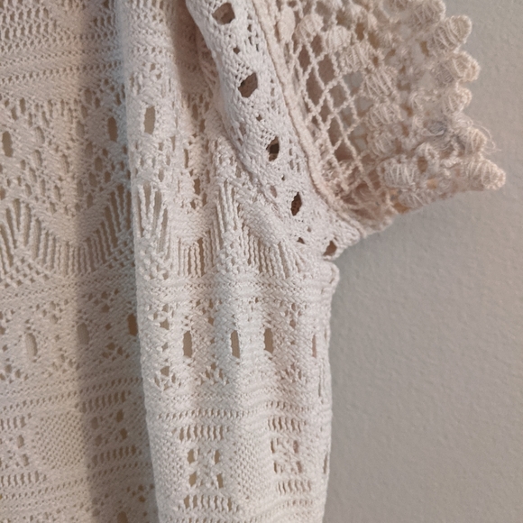Vintage Inspired Cream Lace Shift Dress - Picture 8 of 10